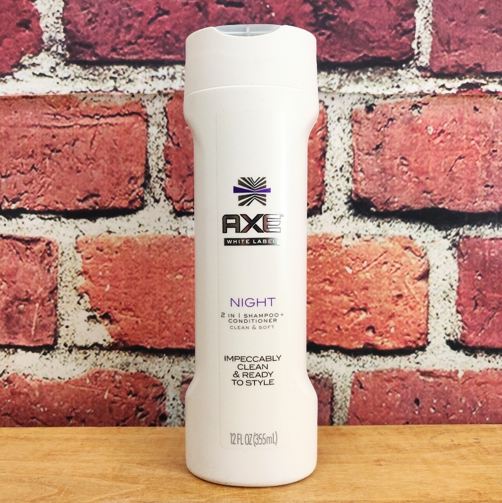 Axe White Label Night 2 In 1 Shampoo & Conditioner, 12 Oz, New